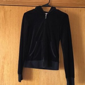 juicy Couture black velour jacket
